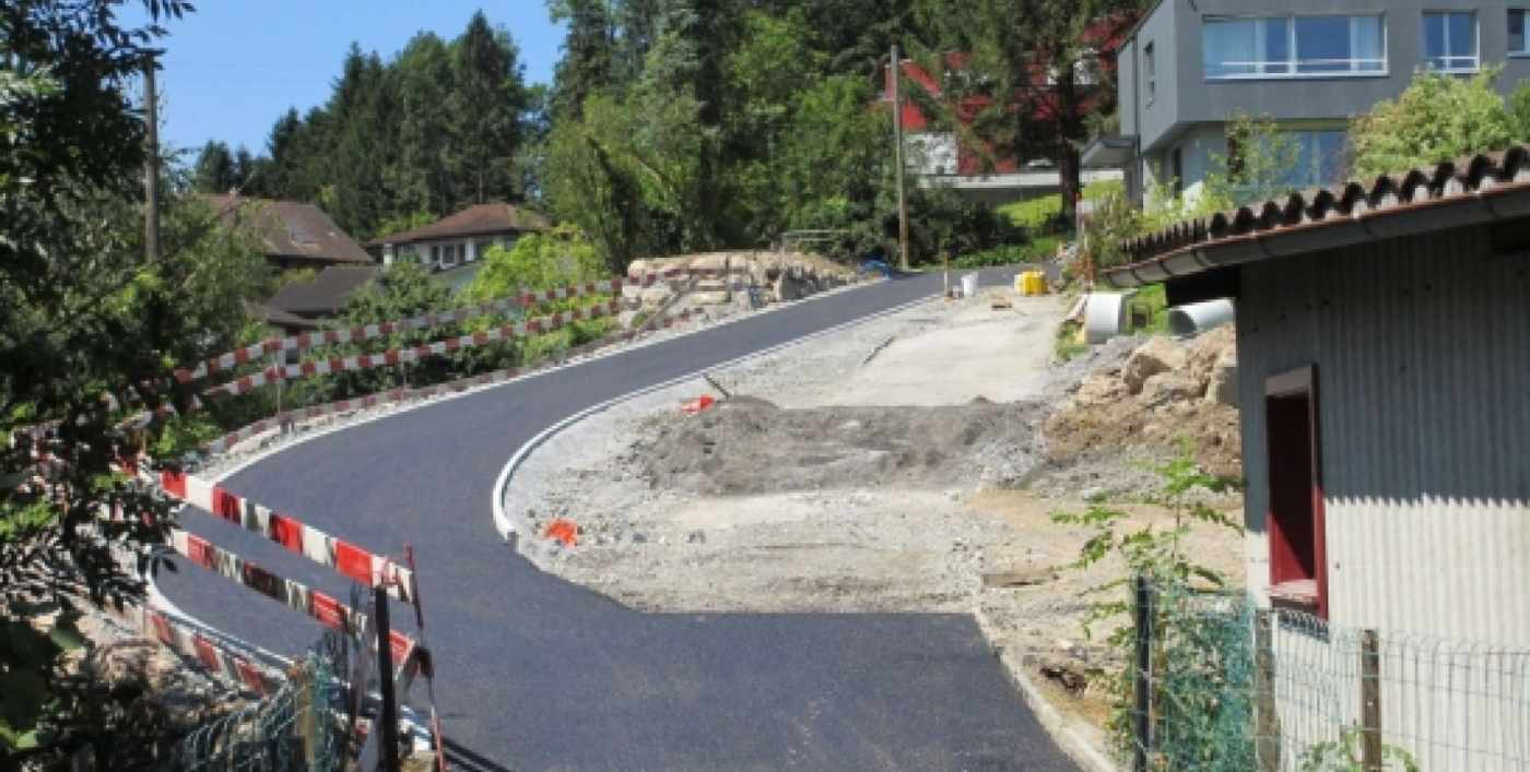 Verlegung Zufahrt Schützenmatt, Goldau, Projektierung, Bauleitung