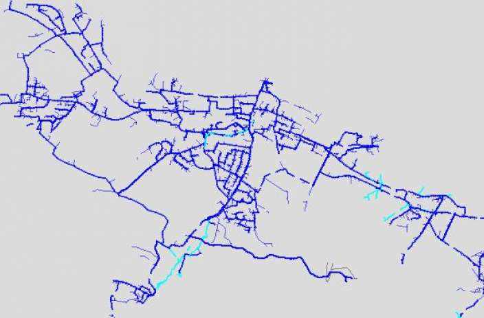 Leitungskataster,Â Altendorf, Datenübernahme ins GIS und Attributierung, Laufende Nachführung, Export in WebGIS