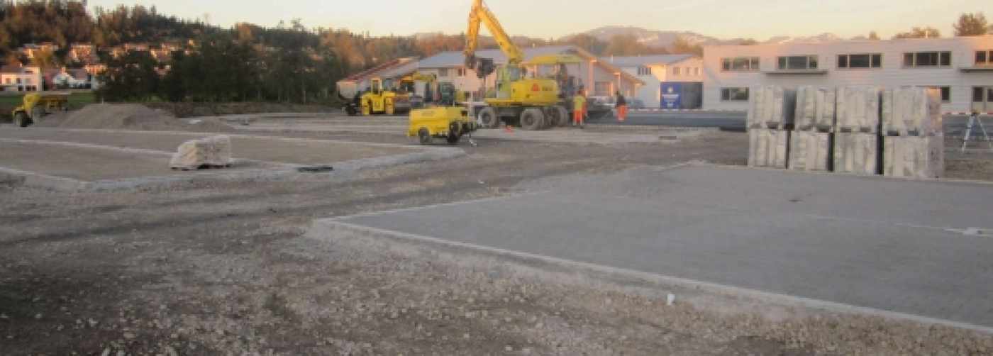 Erweiterung Parkplatz Langrüti Jona, Zustandserhebung und Massnahmenplanung, Erstellen Konzept / Kostenvoranschlag, Projekt und Bauleitung