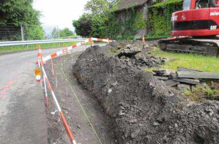 Sanierung Staldenstrasse, Immensee, Vorprojekt, Kostenschätzung, Koordination Werke, Koordination Belagssondagen, Bauprojekt mit Kostenvoranschlag, Devisierung, Ausschreibung und Offertvergleich., Ausführungsprojekt, örtliche Bauleitung, Ausmass, Abrechnung, Kostenkontrolle