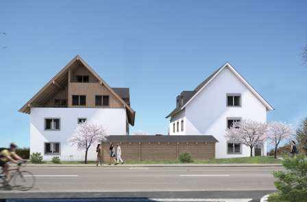 MFH Strandbadstrasse 2a+2b, 
8331 Auslikon, Projekt und Baukontrolle Tragstruktur in Massivbauweise, Projekt und Fachbauleitung Baugrubensicherungen, Projekt Liegenschaftsentwässerung