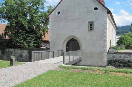 Brücke Schlossturm, Pfäffikon, Statische Berechnungen. Ausarbeitung Projekt und Realisierung in Zusammenarbeit mit Roskothen Architekten Rapperswil.