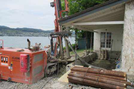 Umbau- und Unterkellerung Strandhaus Seestrasse 186, Feldmeilen, Projekt und Baukontrolle Tragstruktur in Massivbauweise, Projekt und Fachbauleitung Unterkellerung inkl. Unterfangung,Baugrubenarbeiten