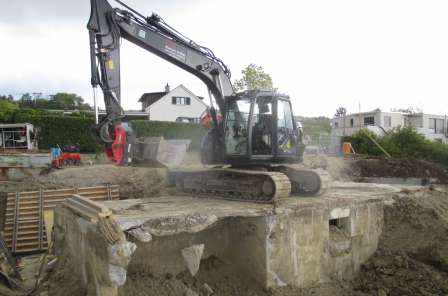 Neubau MFH auf der Grueb, Meilen, Projekt und Baukontrolle Tragstruktur in Massivbauweise