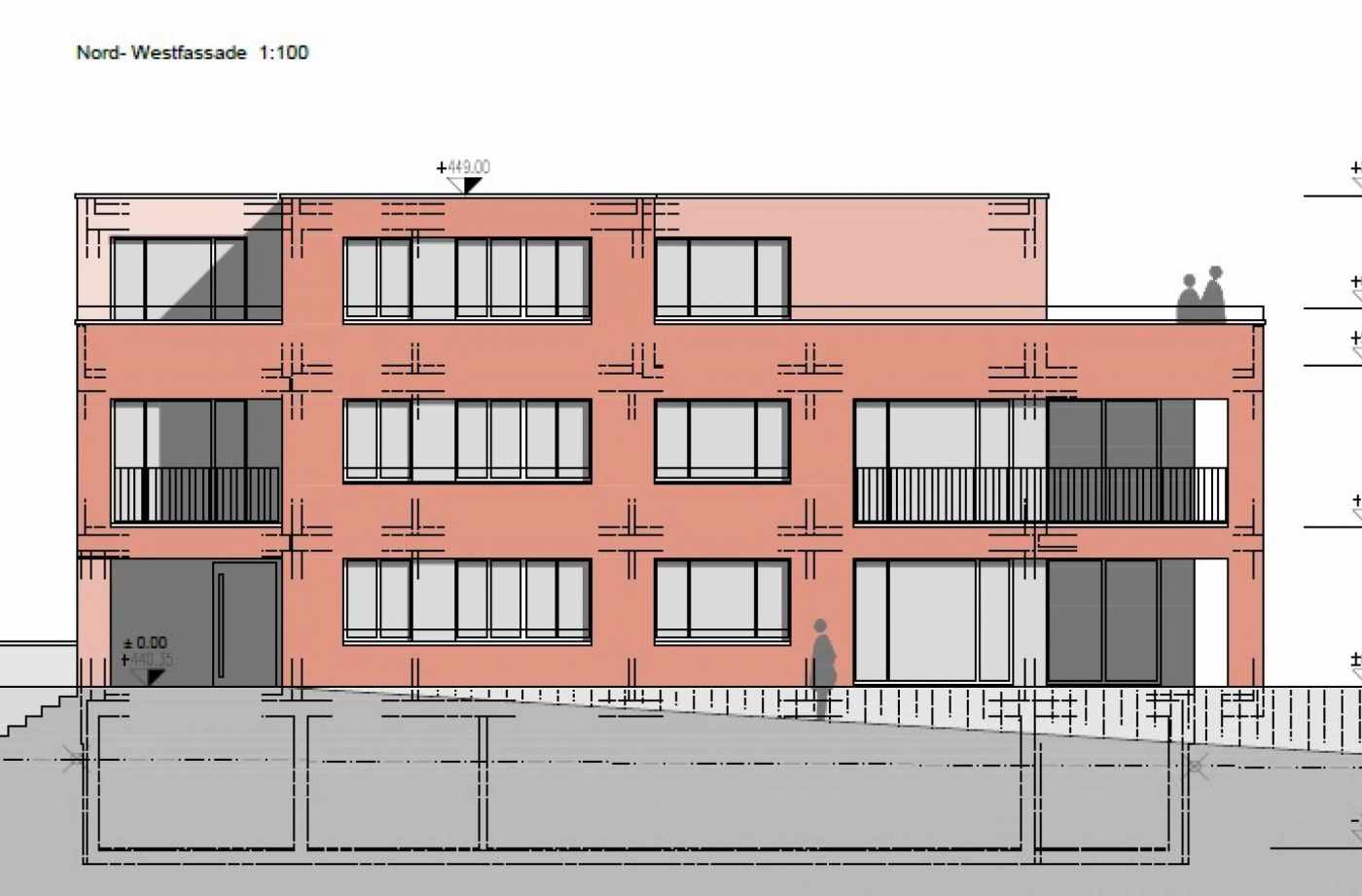 Neubau MFH Churfirstenstrasse 23
8600 Dübendorf, Projektierung Baugrube und Tragkonstruktion Hochbau