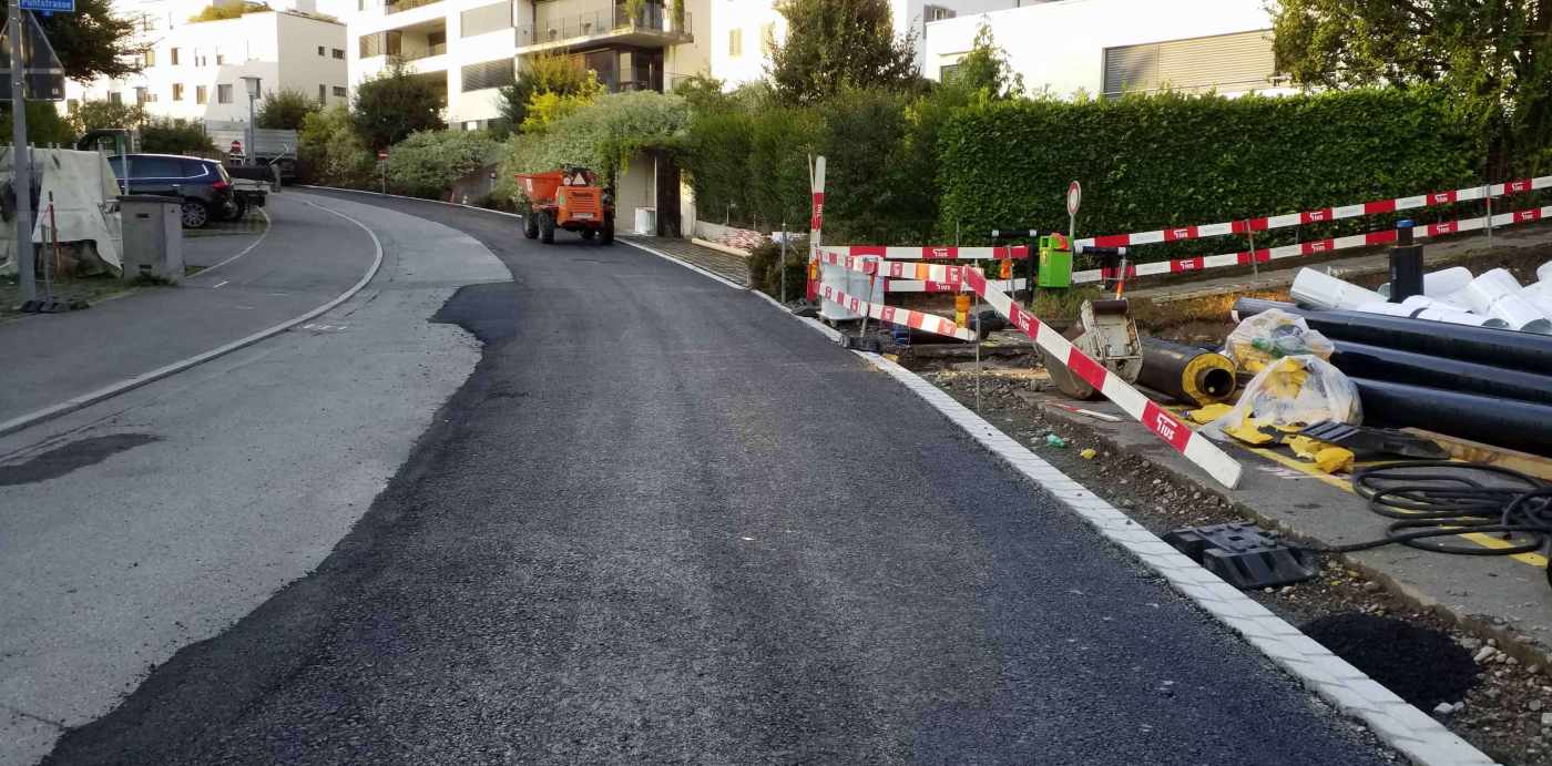 Püntstrasse, Horgen, Umfassende Grundlagenbeschaffung, Feldaufnahmen,, Devisierung, Ausschreibung und Offertvergleich, Ausführungsprojekt, Örtliche Bauleitung, Koordination Fachplaner Fernwärmeprojekt, Ausmass und Abrechnung