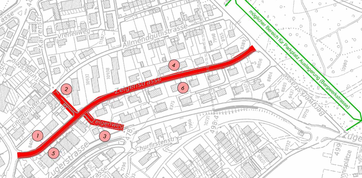 Sanierung Zelgenstrasse, Horgen, Grundlagenerhebung, Projektierung und Zeichnung: Strassensanierung, Neubau Gasleitung, Erneuerung Wasserleitung, Massnahmen der öffentlichen Abwasserleitungen., Bau- und Verkehrsphasen, Öffentlichkeitsarbeit.,,, Bearbeitete Phasen:, Bauprojekt, Ausschreibung, Realisierung