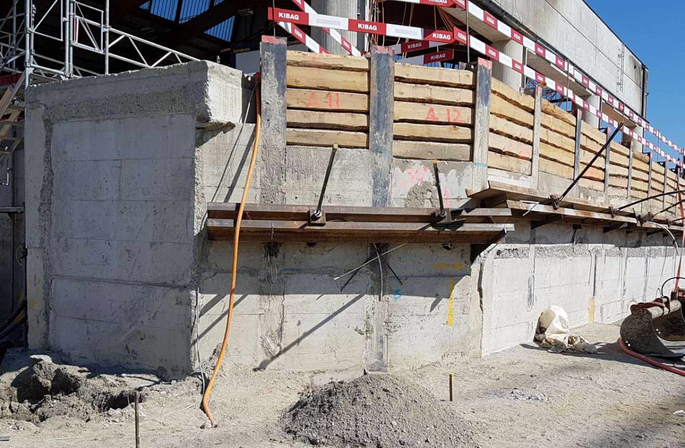 Baugrube Hobelwerk, Winterthur, Projekt Baugrube, Ausschreibung, Beratung Wasserhaltung, Ausführungsbegleitung