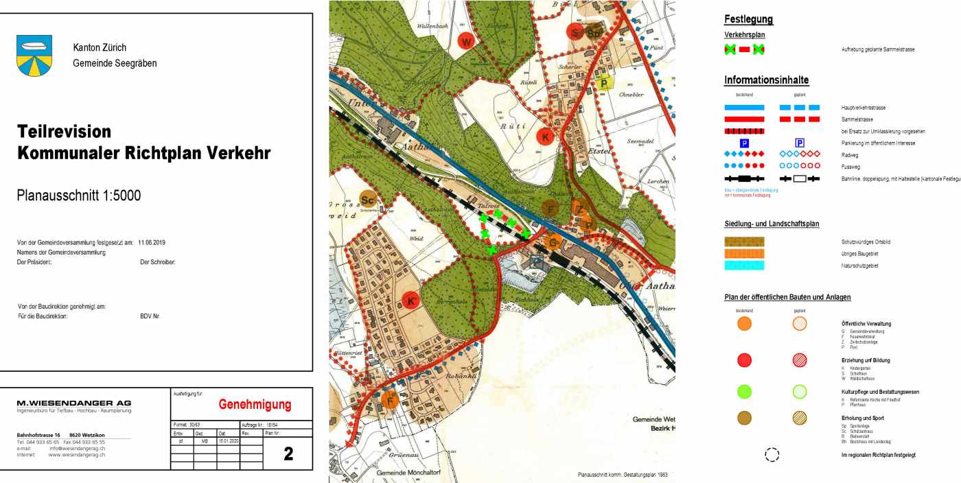 Teilrevision kommunaler Richtplan Verkehr Gemeinde SeegräbenÂ , Revisionsbericht Richtplan gemäss Art. 47 RPV