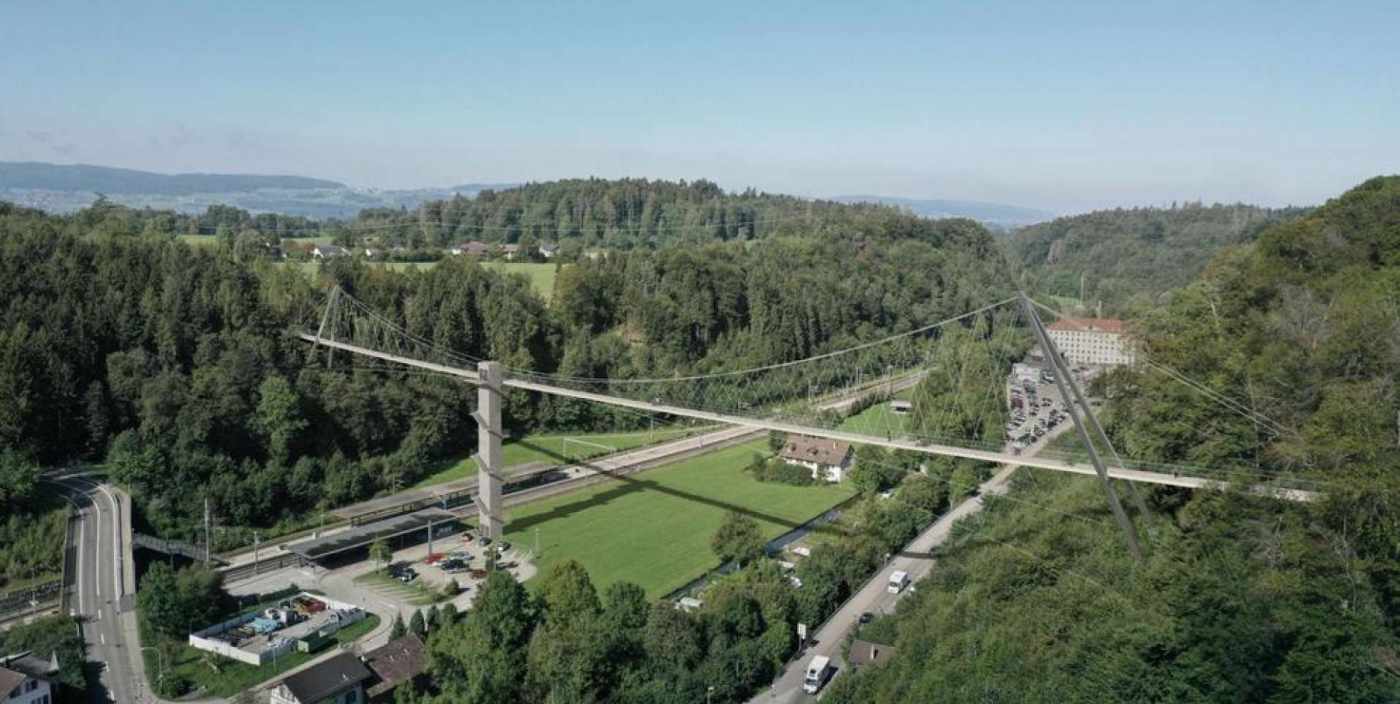 Initialidee & Konzeptstudie 
Brücke Aathal, Projektidee zur Verbindung zweier Ortsteile, Konzeptstudie zur Idee