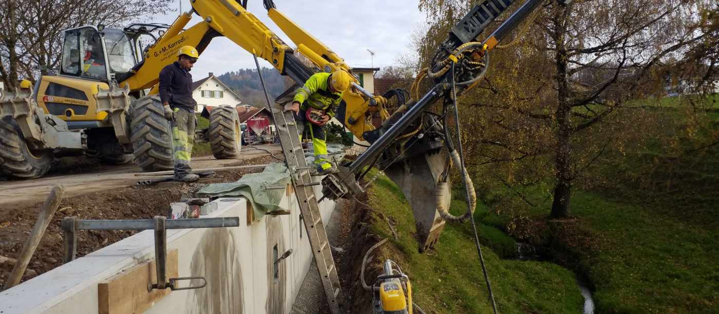 Goldbachstrasse, Rüti, Projektierung, Ausschreibung, Realisierung