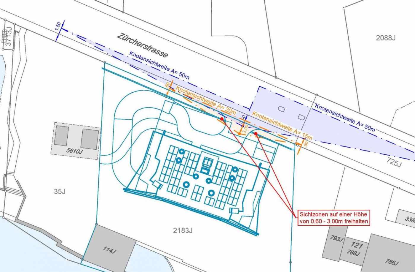 Überbauung Seetal, Rapperswil, VerkehrstechnischeÜberprüfung Grundlagen Architekt, ErarbeitungErschliessungsvorschläge (als Skizzen), VerkehrstechnischeUnterstützung Architektur