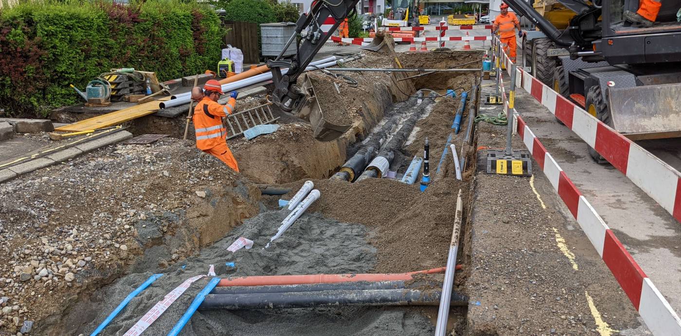 Transportleitung Wasserversorgung, Meggen, Grundlagenbeschaffung, Variantenstudium Linienführung Transportleitung, Koordination Werke, Verkehrskonzept, Bauprojekt,Kostenvoranschlag, Kostenteiler, Submission, Ausführungsprojekt, örtlicheBauleitung, Ausmass, Abrechnung, Kostenkontrolle, Inbetriebnahme