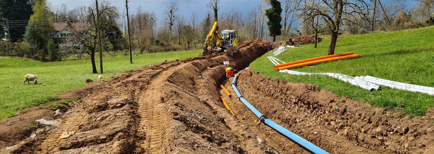 Wasserleitung Hasliweid, Vitznau, Grundlagenbeschaffung, Variantenstudium Linienführung, Koordination Werke, Verkehrskonzept, Bauprojekt, Kostenvoranschlag, Kostenteiler, Submission, Ausführungsprojekt, örtliche Bauleitung, Ausmass, Abrechnung, Kostenkontrolle, Inbetriebnahme