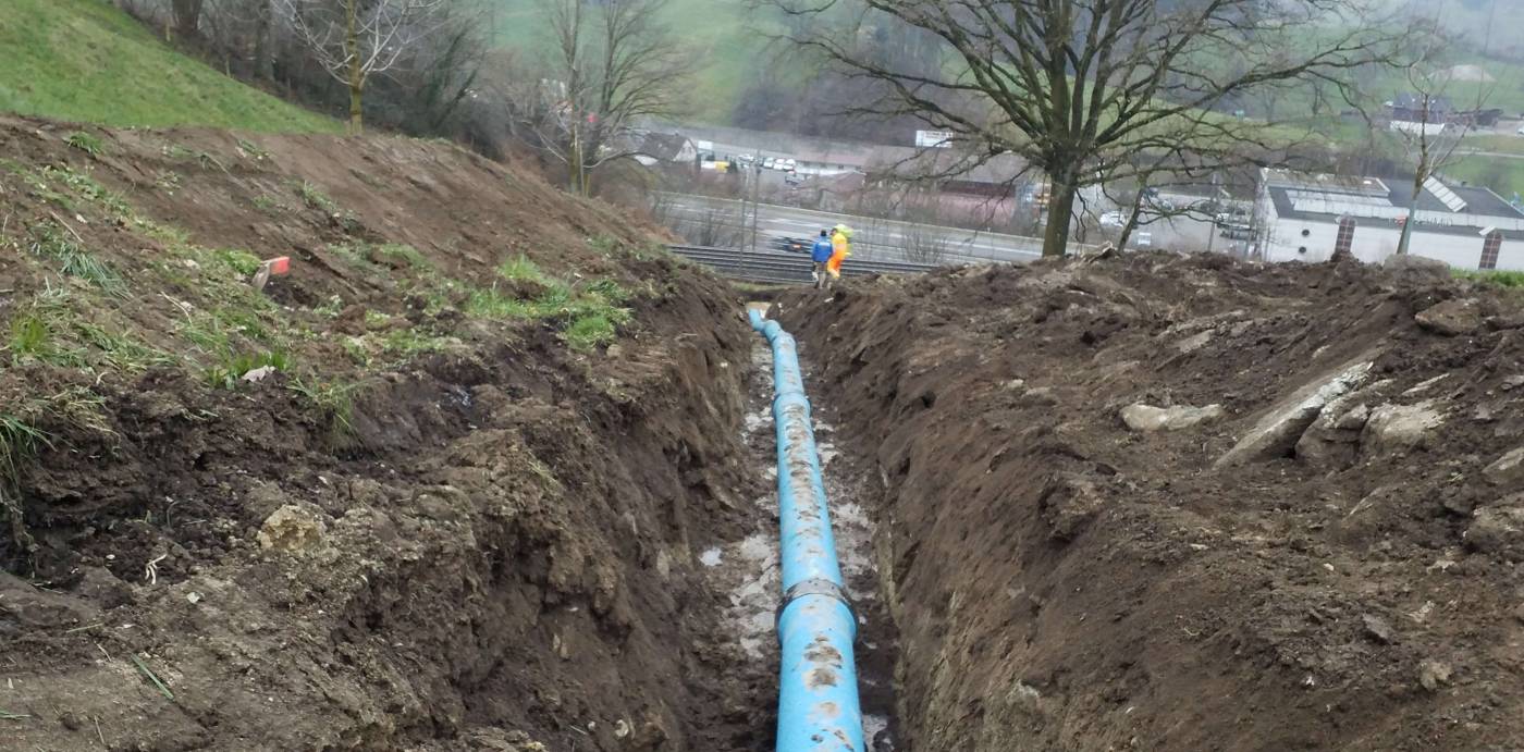 Wasserleitung Chiemen, Küssnacht, Grundlagenbeschaffung, Variantenstudium Linienführung,Koordination Werke, Verkehrskonzept, Bauprojekt, Kostenvoranschlag,Kostenteiler, Submission, Ausführungsprojekt, örtliche Bauleitung, Ausmass,Abrechnung, Kostenkontrolle, Inbetriebnahme