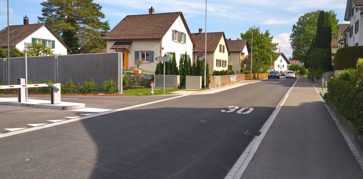 Hofstrasse Wetzikon, Feldaufnahmen, Bau-, Festsetzungs- und Ausführungsprojekt, KV, Submission, örtliche Bauleitung, Koordination Drittbaustellen, Ausmass und Abrechnung, Schlussabnahme und Inbetriebnahme, Bauwerksdokumentation