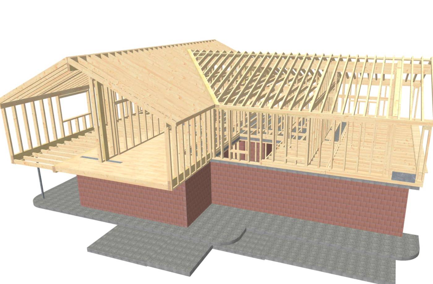 Aufstockung MFH Muotathal, Projektierung und Statik, Umbau und Holzbau