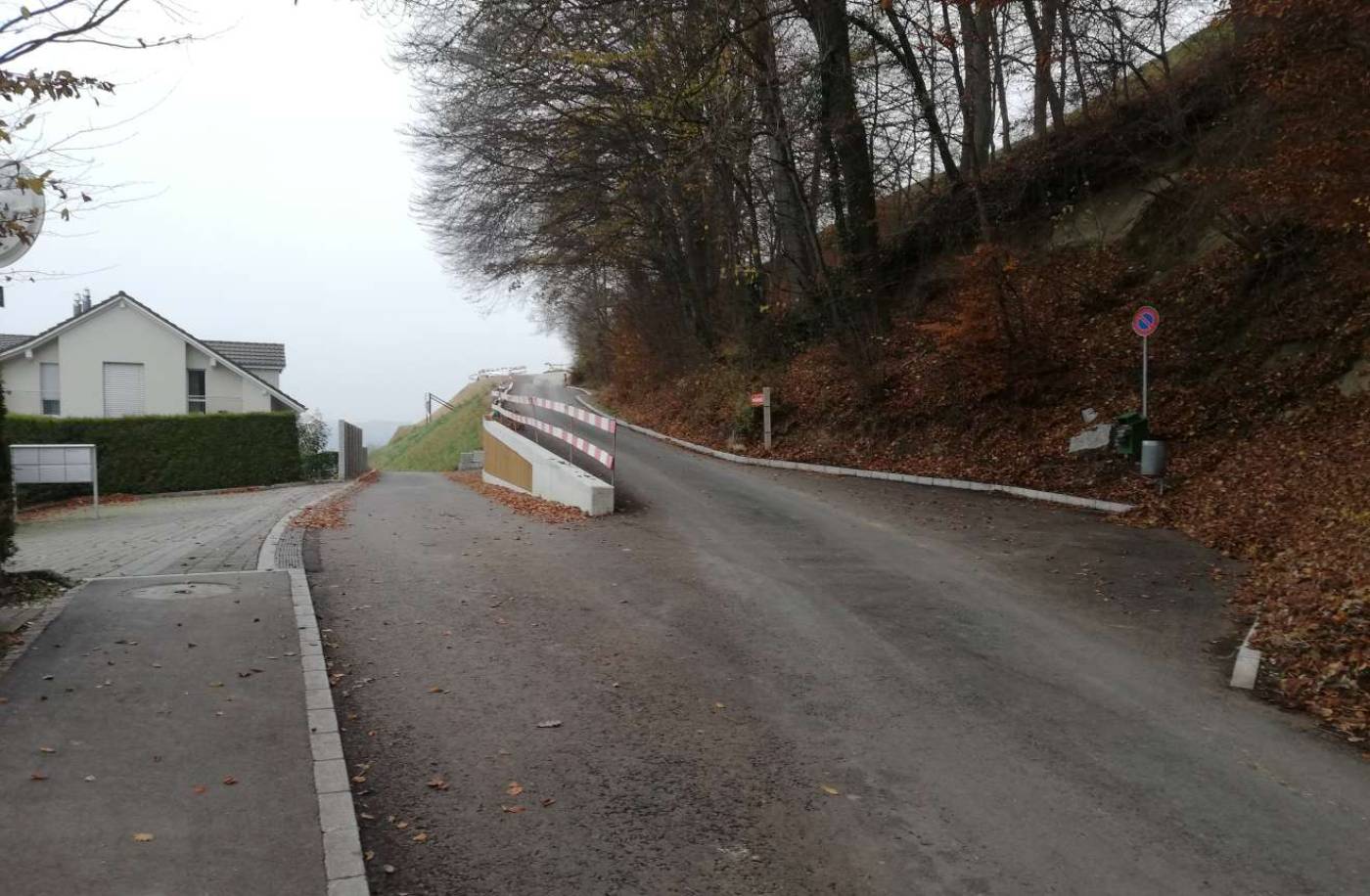 Sanierung und
Verbreiterung Allmendstrasse, Egolzwil, Bauprojekt, Ausführungsprojekt, Bauleitung, Abrechnung, Abschlussdokumentation