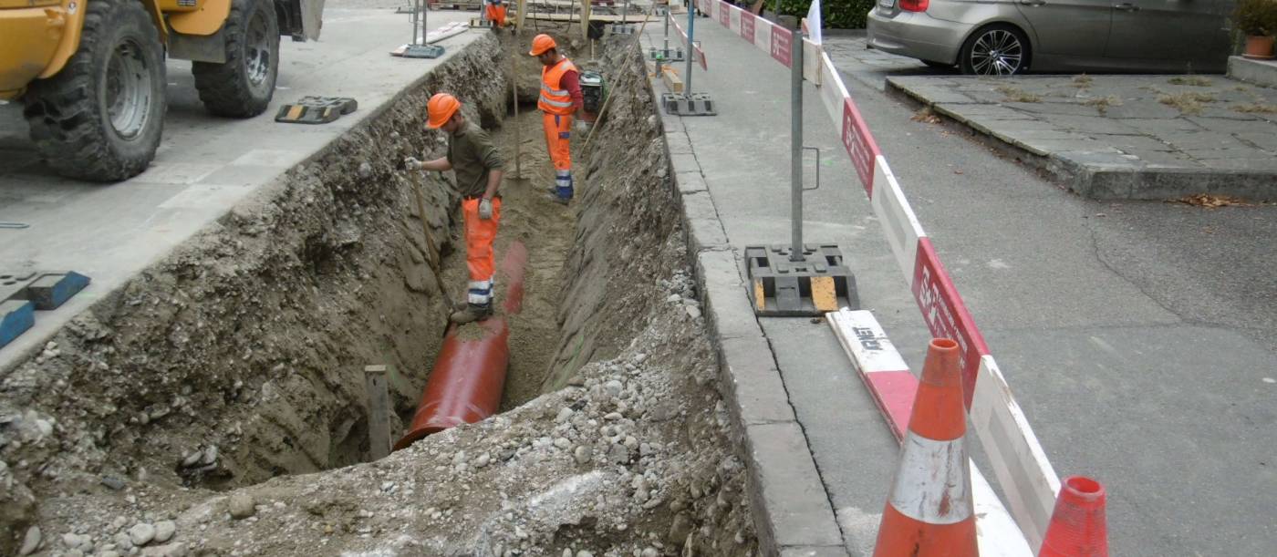 Ersatz
Regenabwasserleitung Bahnhofstrasse, Sempach Station, Vorprojekt, Bauprojekt, Ausführungsprojekt, Bauleitung