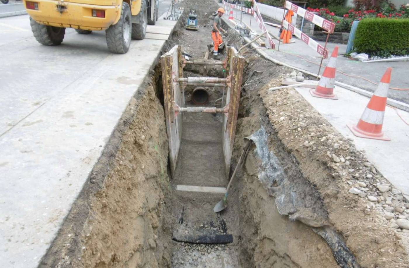 Ersatz
Regenabwasserleitung Bahnhofstrasse, Sempach Station, Vorprojekt, Bauprojekt, Ausführungsprojekt, Bauleitung