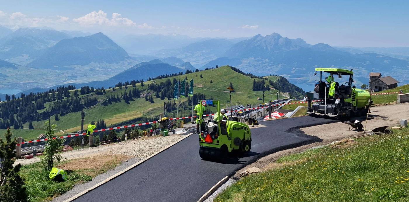 Instandsetzung Wegnetz Rigi Kulm, Grundlagenbeschaffung, Bauprojekt, Submission, Ausführungsprojekt, örtliche Bauleitung, Ausmass, Abrechnung, Kostenkontrolle, Inbetriebnahme