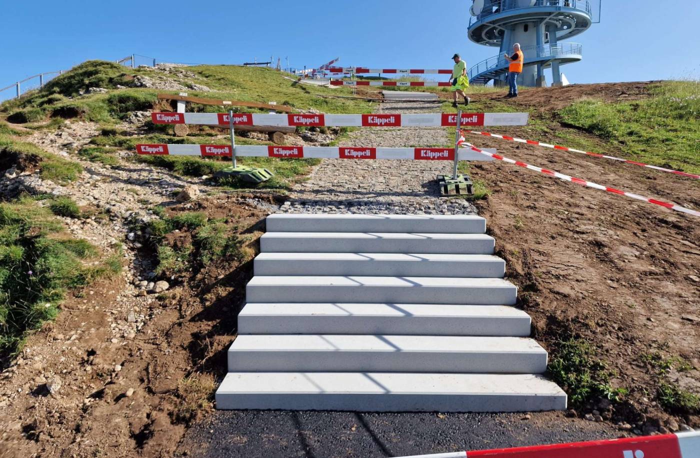 Instandsetzung Wegnetz Rigi Kulm, Grundlagenbeschaffung, Bauprojekt, Submission, Ausführungsprojekt, örtliche Bauleitung, Ausmass, Abrechnung, Kostenkontrolle, Inbetriebnahme