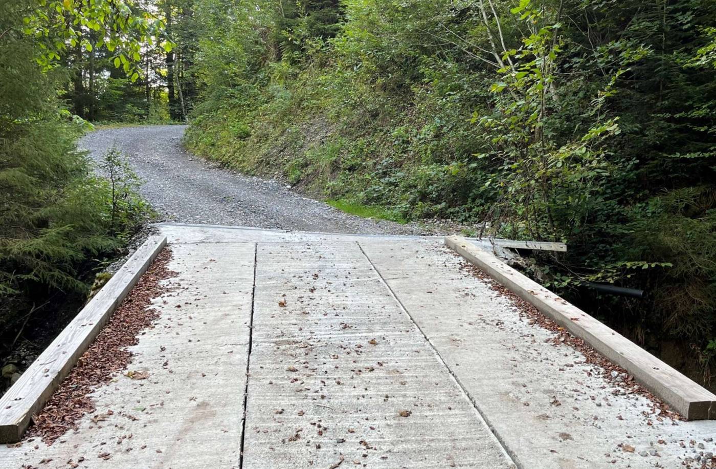 Ersatz Brücken Chlosterweid und Sihltalhütte Region Einsiedeln / Ybrig, Variantenstudium, Bauprojekt, Statik und Hydraulik, Ausführungsprojekt, Bauleitung, Öffentlichkeitsarbeit