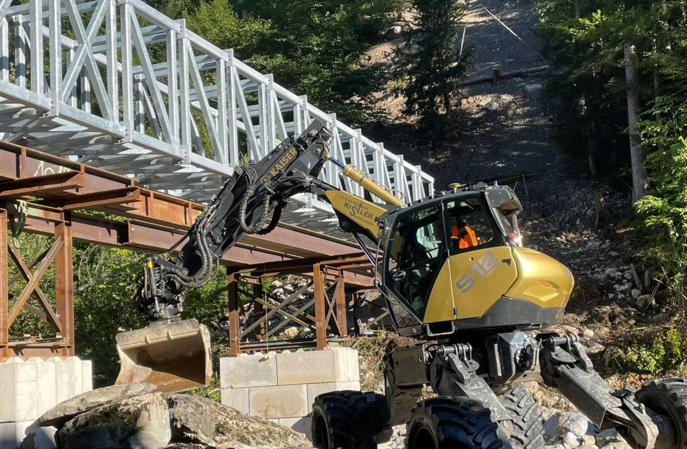 Ersatz Rohr- Brücke Sihl, Zustandserfassung, Bauprojekt, Statik, Submission, Ausführungsprojekt, Bauleitung, Vermessung