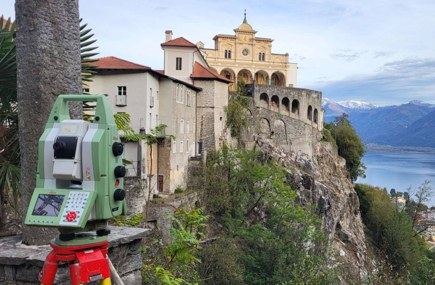 Monitoraggio geodetico e vibrazioni
Santuario Madonna del Sasso, Monitoraggio vibrazioni, Monitoraggio geodetico