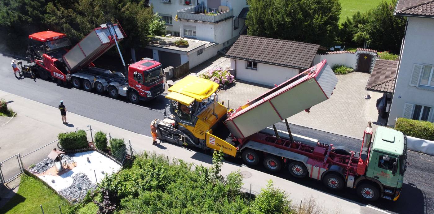 Sanierung Bahnhofstrasse, Siebnen, Bauprojekt, Submissionsverfahren, Ausführungsprojekt, örtliche Bauleitung, Ausmass- und Kostenkontrolle, Inbetriebnahme