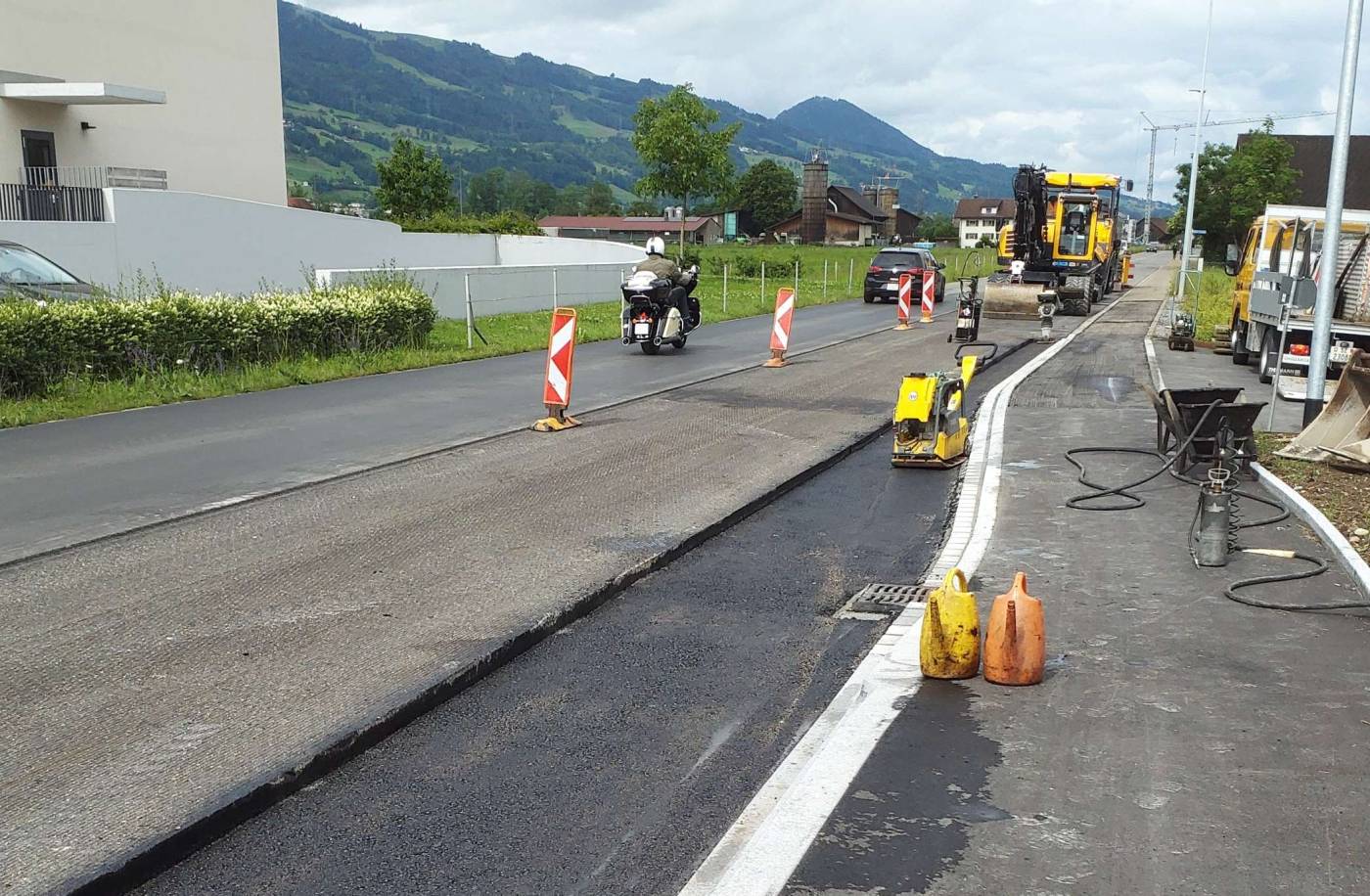 Bushaltestelle Brunnenhof, Wangen, Bauprojekt, Projektauflage, Submissionsverfahren, Ausführungsprojekt, örtliche Bauleitung, Ausmass- und Kostenkontrolle, Inbetriebnahme