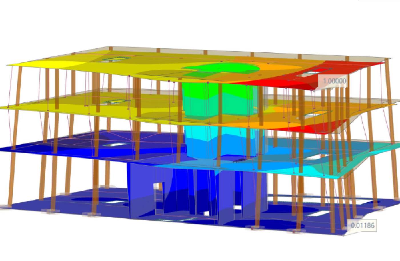 Gewerbe und Wohnhaus Uetikon, Projektierung, Bemessung und Realisierung Holzbauarbeiten