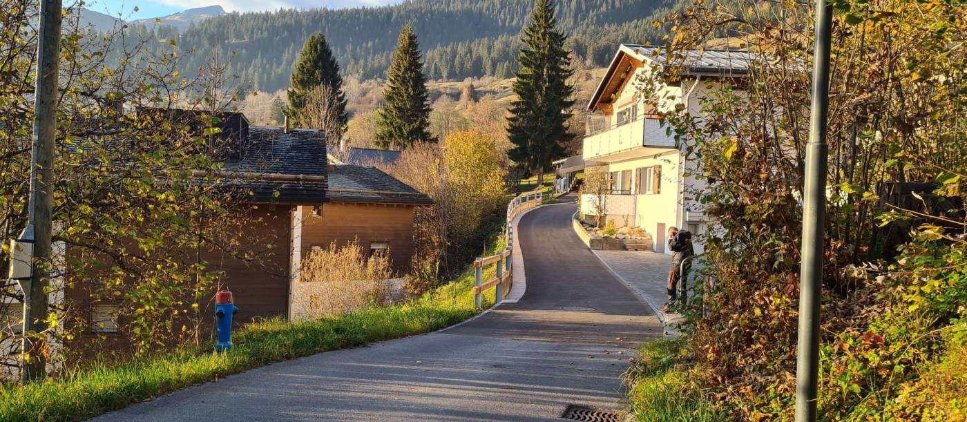 Flims, Sanierung der Via Murissen, Projekt- und Bauleitung