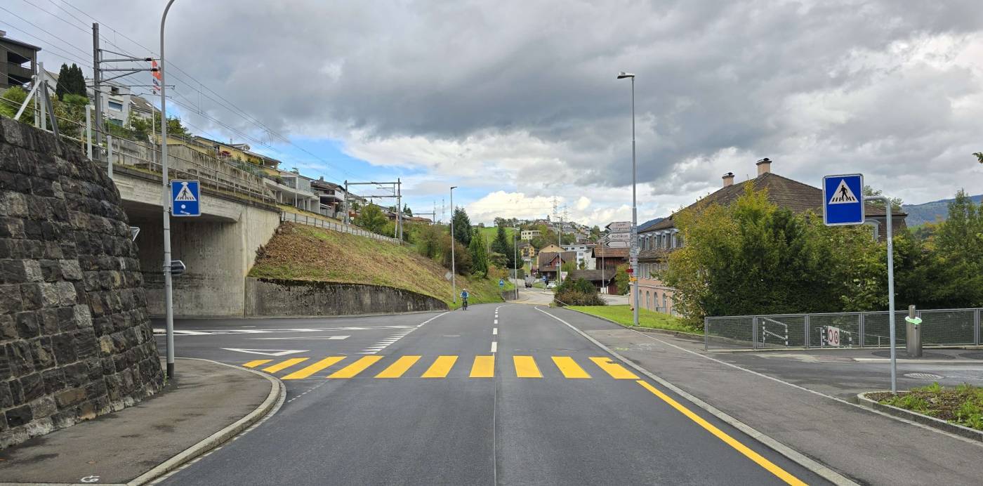 Sanierung Bahnhofstrasse, Küssnacht, Grundlagenbeschaffung, Koordination Werke, Bauprojekt, Submission, Ausführungsprojekt, Bauphasenplanung, Koordination Verkehrsbetriebe, örtliche Bauleitung, Ausmass, Abrechnung, Kostenkontrolle, Inbetriebnahme