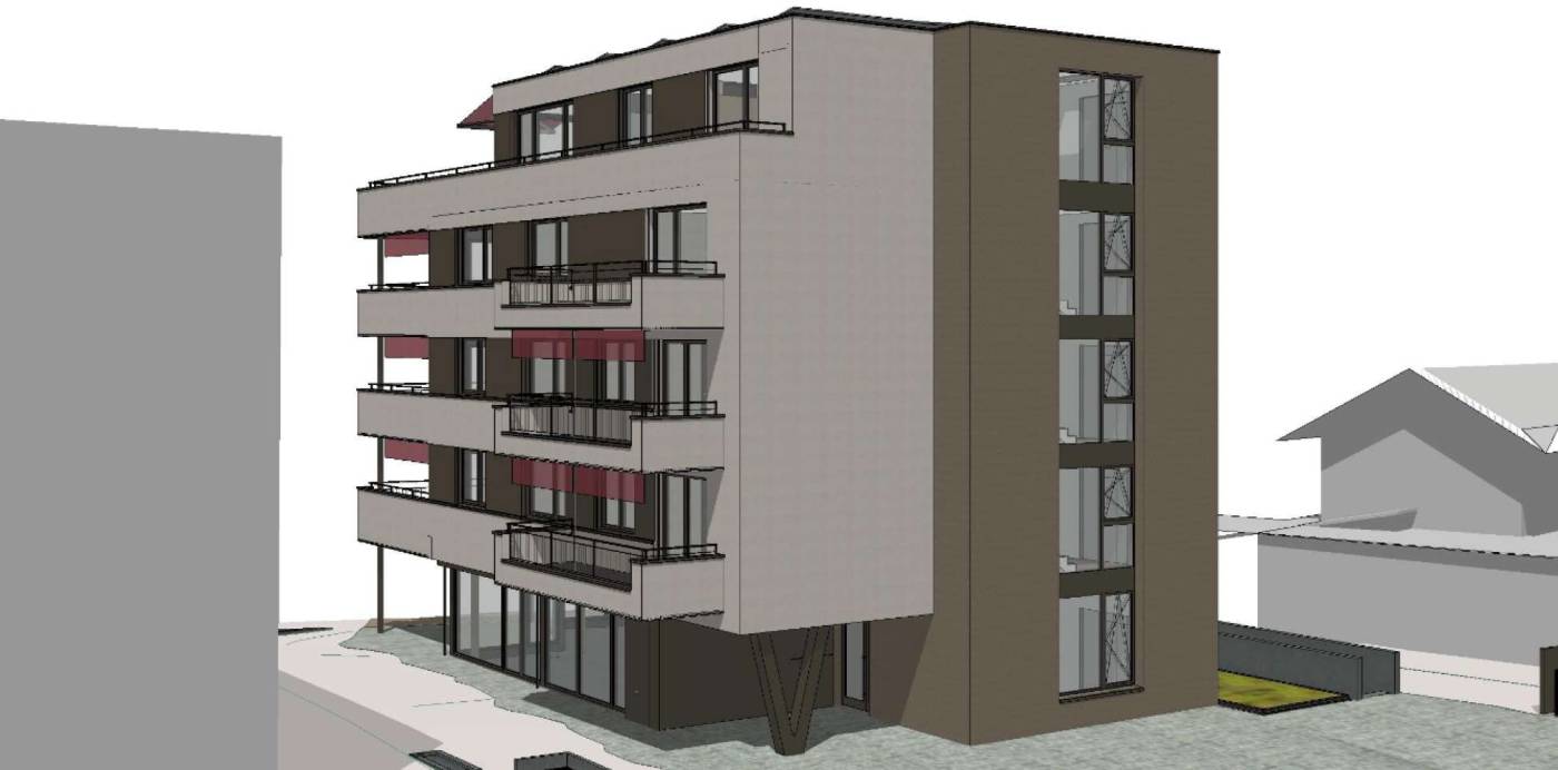 Neubau MFH Allmeindstrasse 43
8645 Jona, Projektierung Tragstruktur Hochbau und Baugrube